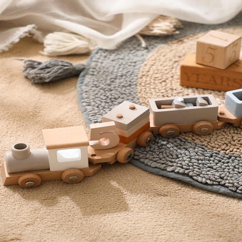 Kit de madeira - TRENZINHO - Minimalist House LTDA
