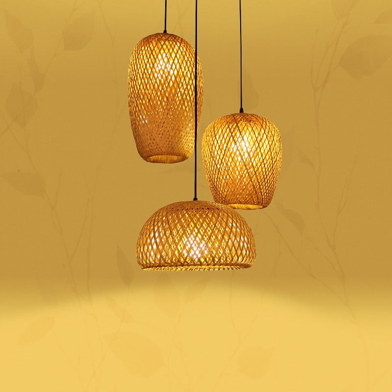 Indonésia - Pendente natural bambu - Minimalist House LTDA
