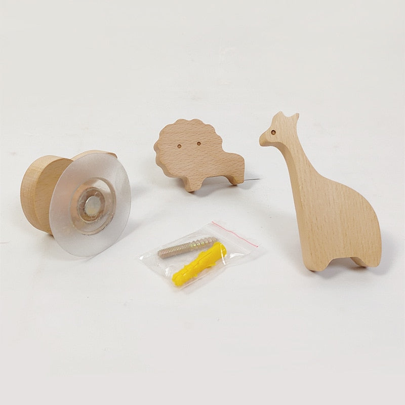 Puxador Gancho de madeira - ANIMAL - Minimalist House LTDA