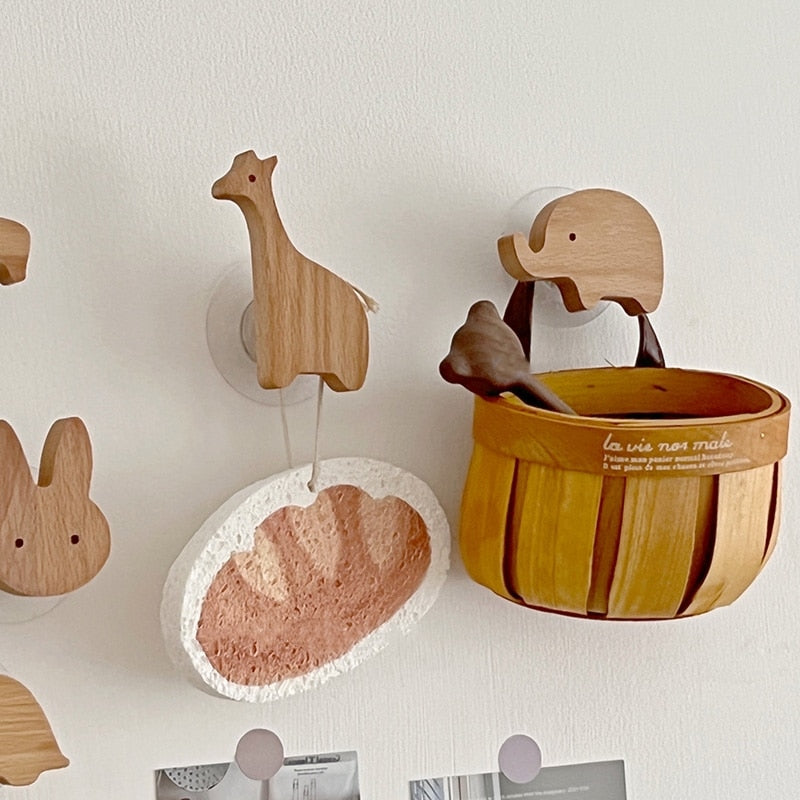 Puxador Gancho de madeira - ANIMAL - Minimalist House LTDA