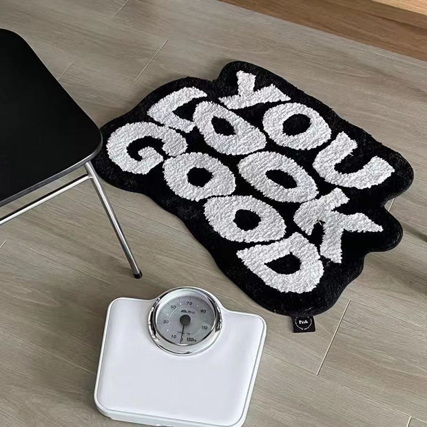 Tapete Capacho felpudo - YOU LOOK GOOD - Minimalist House LTDA