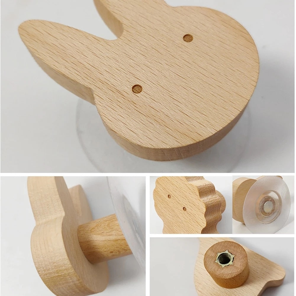 Puxador Gancho de madeira - ANIMAL - Minimalist House LTDA