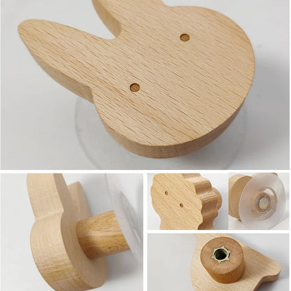 Puxador Gancho de madeira - ANIMAL - Minimalist House LTDA