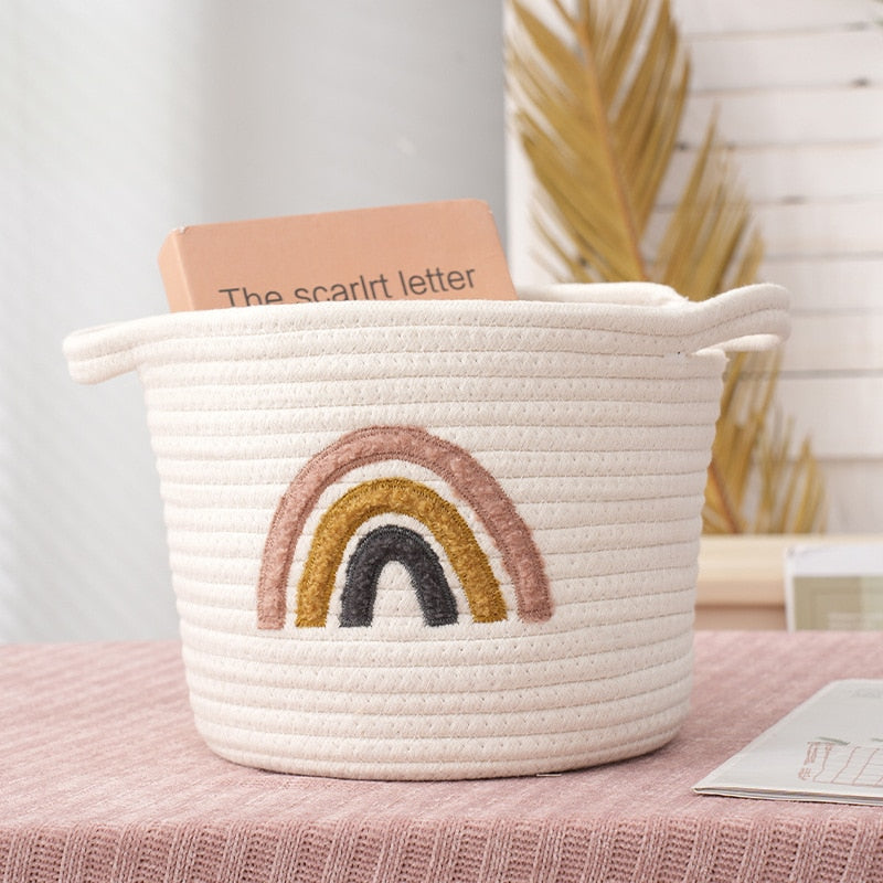Cesto organizador - Arco-íris - Minimalist House LTDA