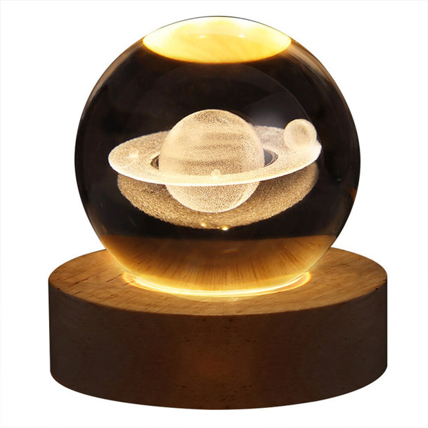 Globo de Cristal Planetário USB - GALAXY - Minimalist House LTDA