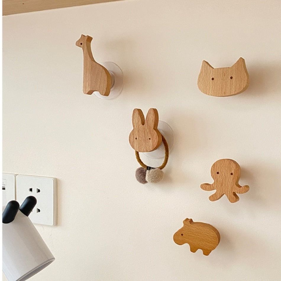 Puxador Gancho de madeira - ANIMAL - Minimalist House LTDA