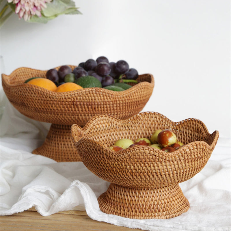 Cesto de Frutas Rattan - Boho - Minimalist House LTDA