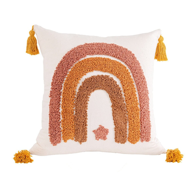 Capa de almofada - Bohemia Rainbow kids - Minimalist House LTDA