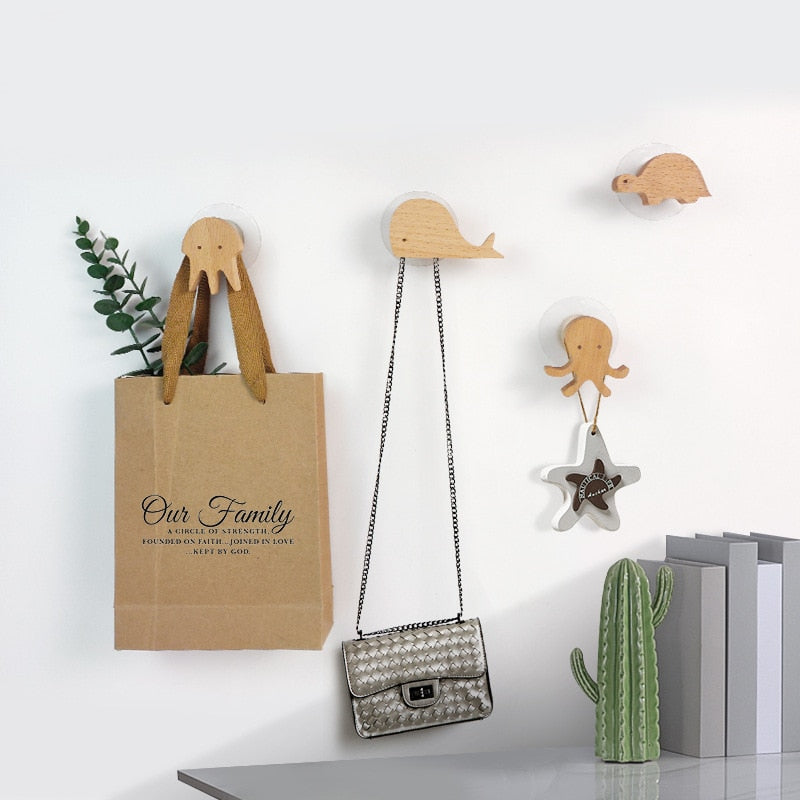 Puxador Gancho de madeira - ANIMAL - Minimalist House LTDA