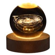 Globo de Cristal Planetário USB - GALAXY - Minimalist House LTDA