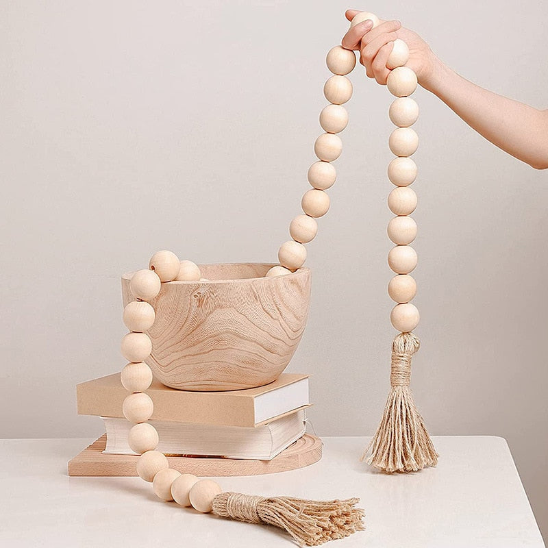 Corrente de madeira - BOHO - Minimalist House LTDA