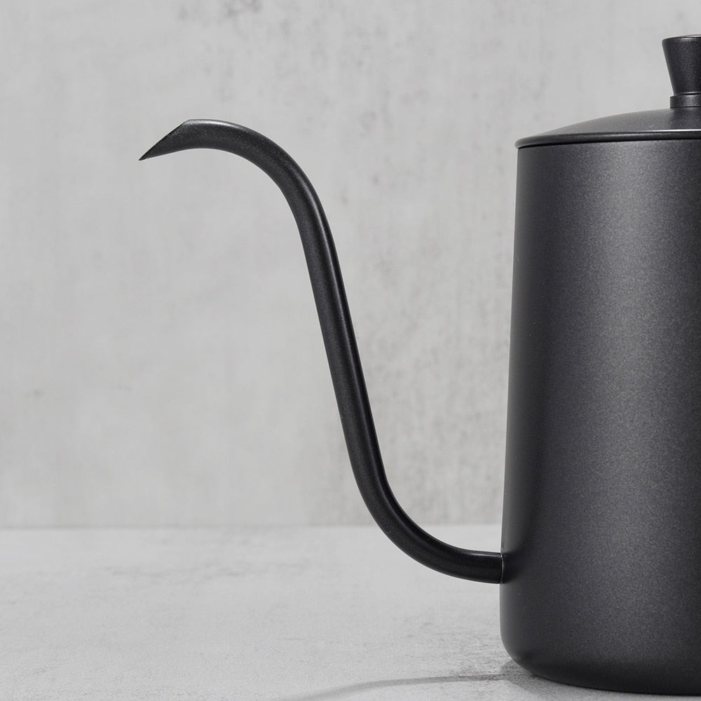 Drip Kettle chaleira 350ml 600ml café bule de chá antiaderente - Cisne - Minimalist House LTDA