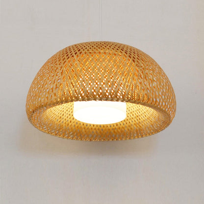 BALI - Pendente natural bambu (preto) - Minimalist House LTDA