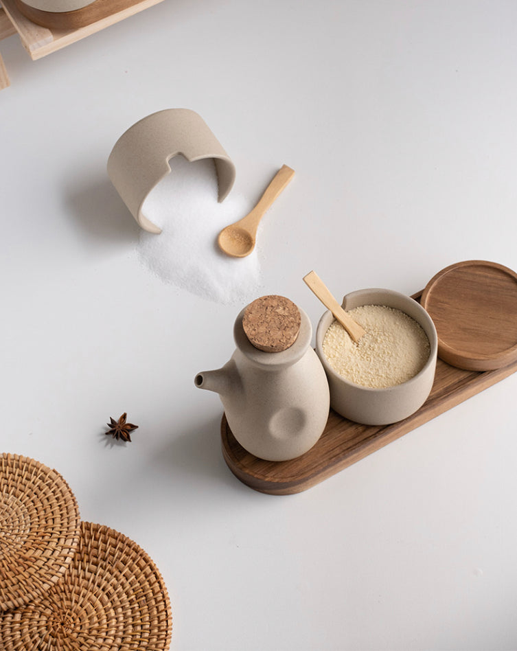 Conjunto de cerâmica estilo cozinha Oriental - ZEN - Minimalist House LTDA