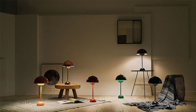 Cogumelo - Lâmpada minimalista Com Touch - Minimalist House LTDA
