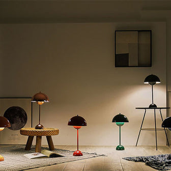 Cogumelo - Lâmpada minimalista Com Touch - Minimalist House LTDA