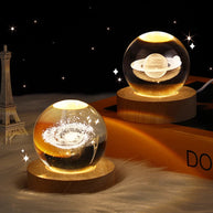 Globo de Cristal Planetário USB - GALAXY - Minimalist House LTDA