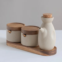 Conjunto de cerâmica estilo cozinha Oriental - ZEN - Minimalist House LTDA
