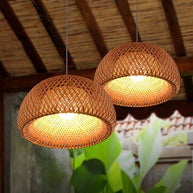 BALI - Pendente natural bambu (marrom) - Minimalist House LTDA