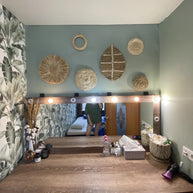 Composição de parede em fibra natural - Conjunto SUN - Minimalist House LTDA