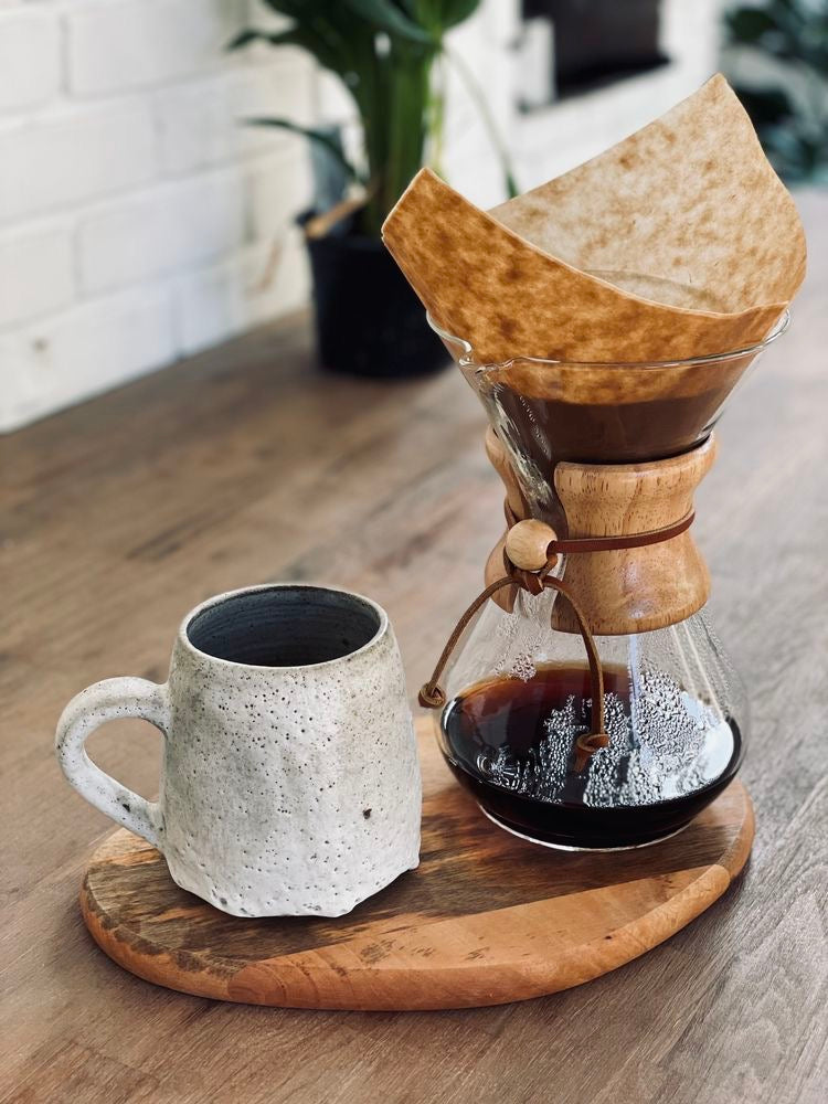 Bule Oriental de vidro de café filtro de aço inoxidável - 400/800ml - Minimalist House LTDA