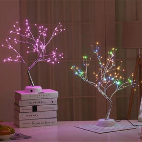 Luminária árvore, moldade em fios de cobre com iluminação - Led night light - Minimalist House LTDA