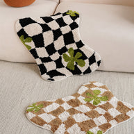 TUFF - Tapete xadrez irregular macio - Minimalist House LTDA