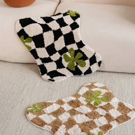 TUFF - Tapete xadrez irregular macio - Minimalist House LTDA